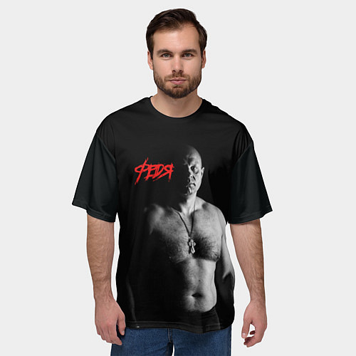 Мужская футболка оверсайз ФЕДЯ / 3D-принт – фото 3