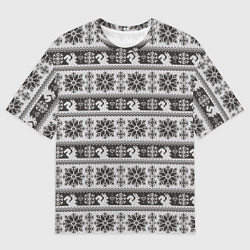 Футболка оверсайз мужская Squirrel Pattern, цвет: 3D-принт