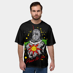 Футболка оверсайз мужская Praise the Sun! Dark Souls, цвет: 3D-принт — фото 2