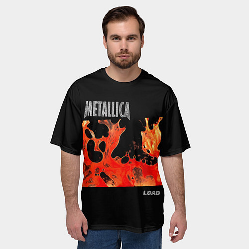 Мужская футболка оверсайз Load - Metallica / 3D-принт – фото 3