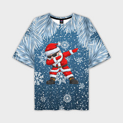 Футболка оверсайз мужская DAB SANTA WINTER, цвет: 3D-принт