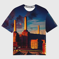 Футболка оверсайз мужская Animals - Pink Floyd, цвет: 3D-принт