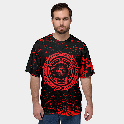 Мужская футболка оверсайз Демоны старшей школы Клан Гремори / 3D-принт – фото 3