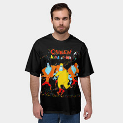 Футболка оверсайз мужская A Kind of Magic - Queen, цвет: 3D-принт — фото 2