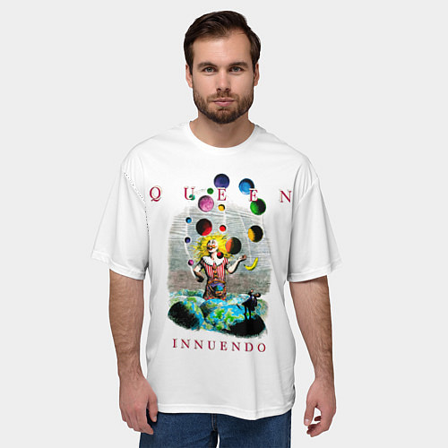 Мужская футболка оверсайз Innuendo - Queen / 3D-принт – фото 3