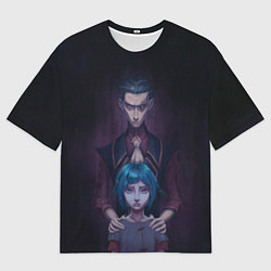 Футболка оверсайз мужская Джинкс и Силко, цвет: 3D-принт