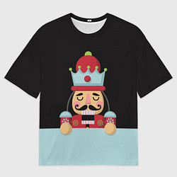 Футболка оверсайз мужская Кукла Щелкунчик, цвет: 3D-принт