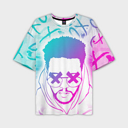Футболка оверсайз мужская The Weeknd, XO, цвет: 3D-принт
