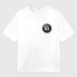 Футболка оверсайз мужская Иконка Буква Ю, цвет: 3D-принт