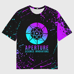 Футболка оверсайз мужская PORTAL NEON ПОРТАЛ НЕОН, цвет: 3D-принт