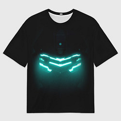 Футболка оверсайз мужская DEAD SPACE ШЛЕМ АЙЗЕКА, цвет: 3D-принт