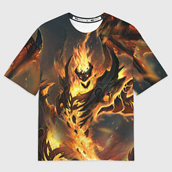 Футболка оверсайз мужская DOTA 2 SHADOW FIEND ТЕНЬ, цвет: 3D-принт