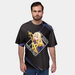 Футболка оверсайз мужская Мастера меча онлайн, Алиса Цуберг, цвет: 3D-принт — фото 2