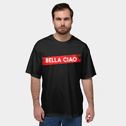 Футболка оверсайз мужская BELLA CIAO БУМАЖНЫЙ ДОМ, цвет: 3D-принт — фото 2