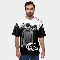 Футболка оверсайз мужская Группа Arctic monkeys, цвет: 3D-принт — фото 2