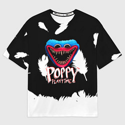 Футболка оверсайз мужская Poppy Playtime Перья, цвет: 3D-принт
