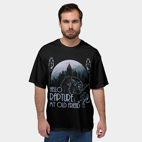 Мужская футболка оверсайз Добро пожаловать в Рапчер / 3D-принт – фото 3