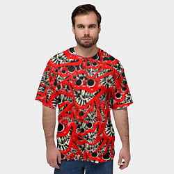 Футболка оверсайз мужская POPPY PLAYTIME ХАГГИ ВАГГИ, цвет: 3D-принт — фото 2