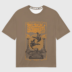Футболка оверсайз мужская Black Sabbat Tour, цвет: 3D-принт