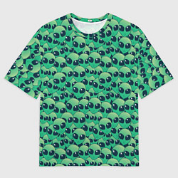 Мужская футболка оверсайз Инопланетяне НЛО