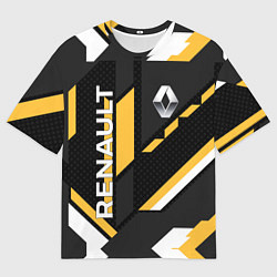 Футболка оверсайз мужская RENAULT GEOMETRY SPORT, цвет: 3D-принт