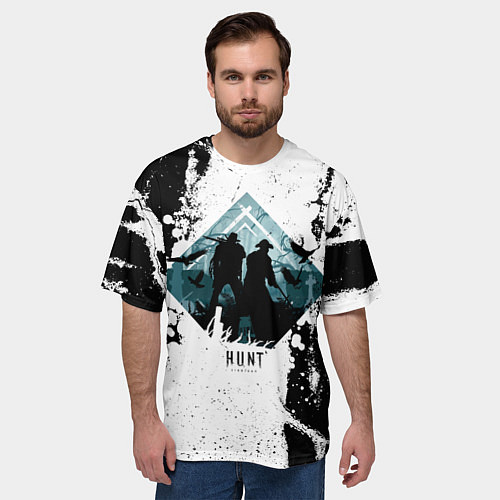 Мужская футболка оверсайз Охотники за головами монстров / 3D-принт – фото 3