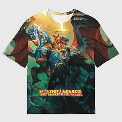 Футболка оверсайз мужская Warhammer арт, цвет: 3D-принт