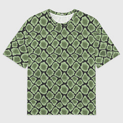 Мужская футболка оверсайз Змеиная Шкура Snake