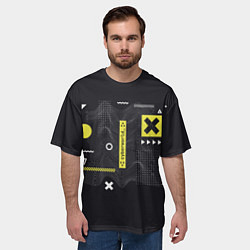 Футболка оверсайз мужская Cyberworld кибермир, цвет: 3D-принт — фото 2