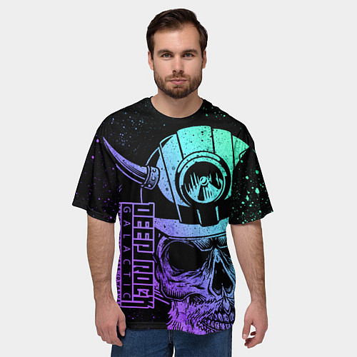 Мужская футболка оверсайз Deep Rock Galactic - Dander Darkness Dwarves / 3D-принт – фото 3