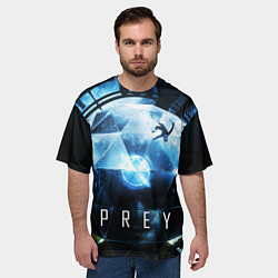 Футболка оверсайз мужская Prey - Morgan Yu, цвет: 3D-принт — фото 2