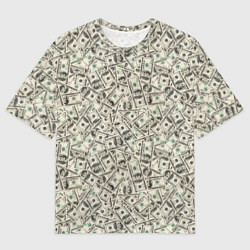 Мужская футболка оверсайз Доллары Dollars
