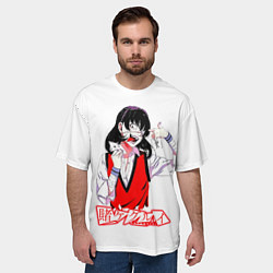 Футболка оверсайз мужская Ikishima Midari - Kakegurui, цвет: 3D-принт — фото 2