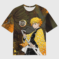 Футболка оверсайз мужская ТОМИОКА SLAYER КЛИНОК, цвет: 3D-принт
