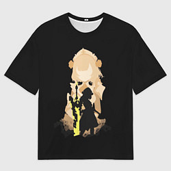 Футболка оверсайз мужская НОЭЛЛЬ ГЕНШИН ИМПАКТ АРТ, цвет: 3D-принт