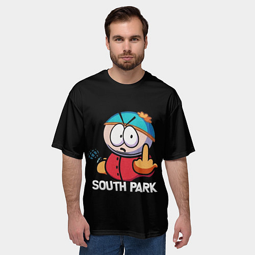 Мужская футболка оверсайз Южный парк Эрик South Park / 3D-принт – фото 3