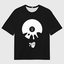 Футболка оверсайз мужская BERSERK ЧБ, цвет: 3D-принт