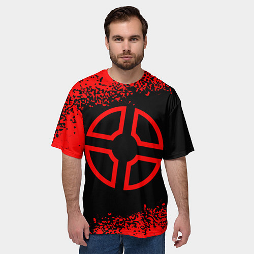 Мужская футболка оверсайз TEAM FORTRESS 2 Краска / 3D-принт – фото 3