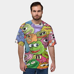 Футболка оверсайз мужская Pepe BOMBING, цвет: 3D-принт — фото 2