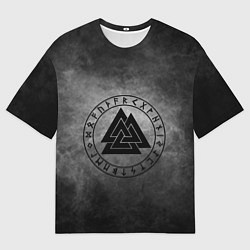 Футболка оверсайз мужская Nordic rines, цвет: 3D-принт