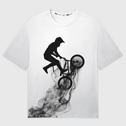Футболка оверсайз мужская ВЕЛОСПОРТ BMX Racing, цвет: 3D-принт