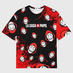 Футболка оверсайз мужская La Casa de Papel Профессор, цвет: 3D-принт