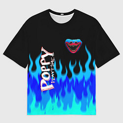 Мужская футболка оверсайз Poppy Playtime - Fire