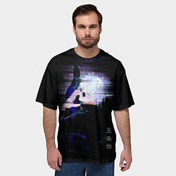 Футболка оверсайз мужская Сатору Satoru Gojou, цвет: 3D-принт — фото 2