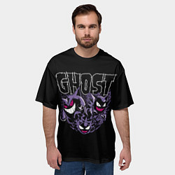 Футболка оверсайз мужская Призрачные покемоны, цвет: 3D-принт — фото 2