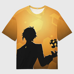 Футболка оверсайз мужская ДЖУН ЛИ АРХОНТ ЛИ ЮЭ, цвет: 3D-принт