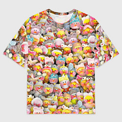 Футболка оверсайз мужская Уточки Лалафанфан, цвет: 3D-принт