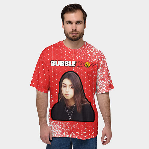Мужская футболка оверсайз BUBBLE KVASS - ДОРА Арт / 3D-принт – фото 3
