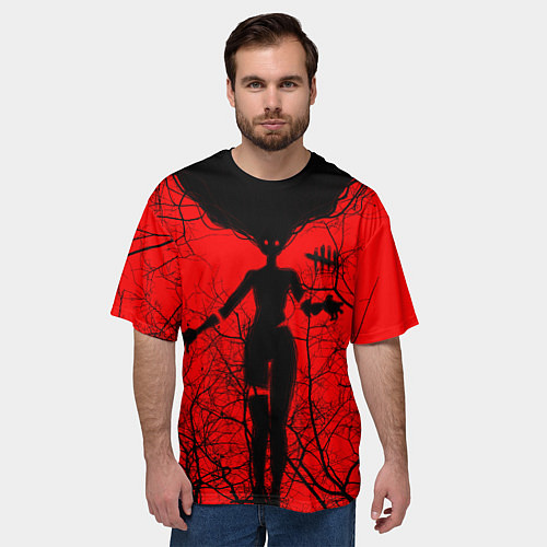 Мужская футболка оверсайз Dead by Daylight дух / 3D-принт – фото 3