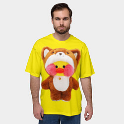Футболка оверсайз мужская ИГРУШКА УТЯ УТОЧКА ЛАЛАФАНФАН, цвет: 3D-принт — фото 2